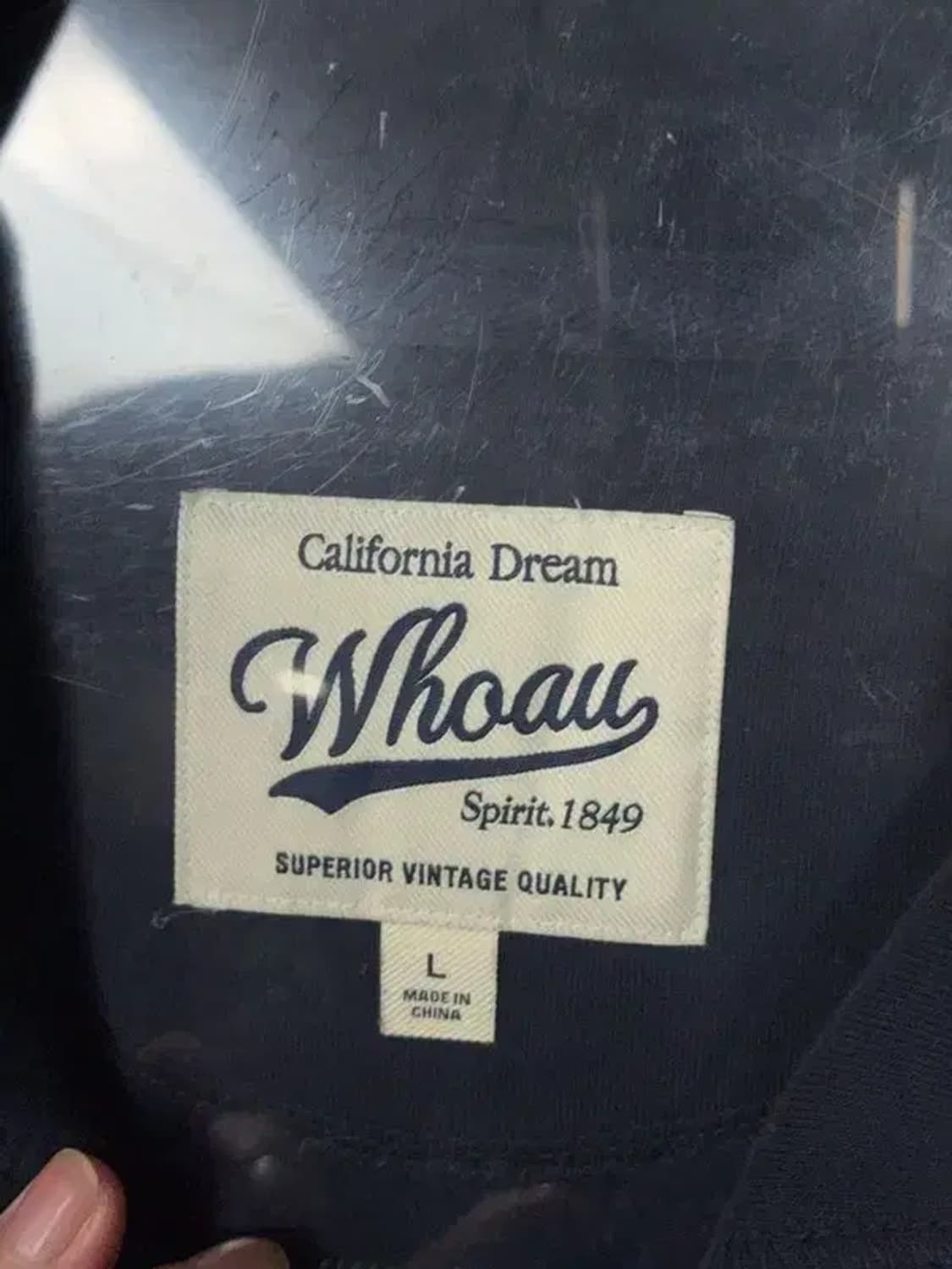 후아유 Y2K 스펠 로고 하드 코튼 후드집업 L 상품이미지9