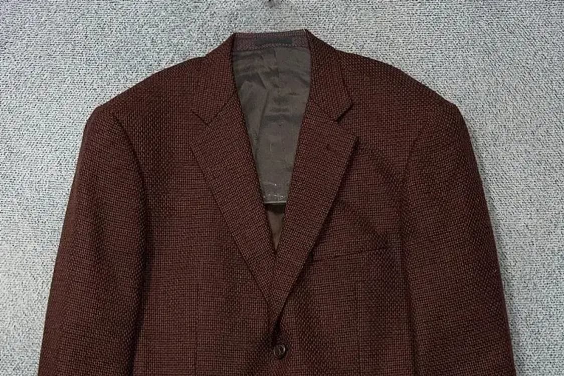 입생로랑 체크 브라운 클래식 블레이저 108 상품이미지3