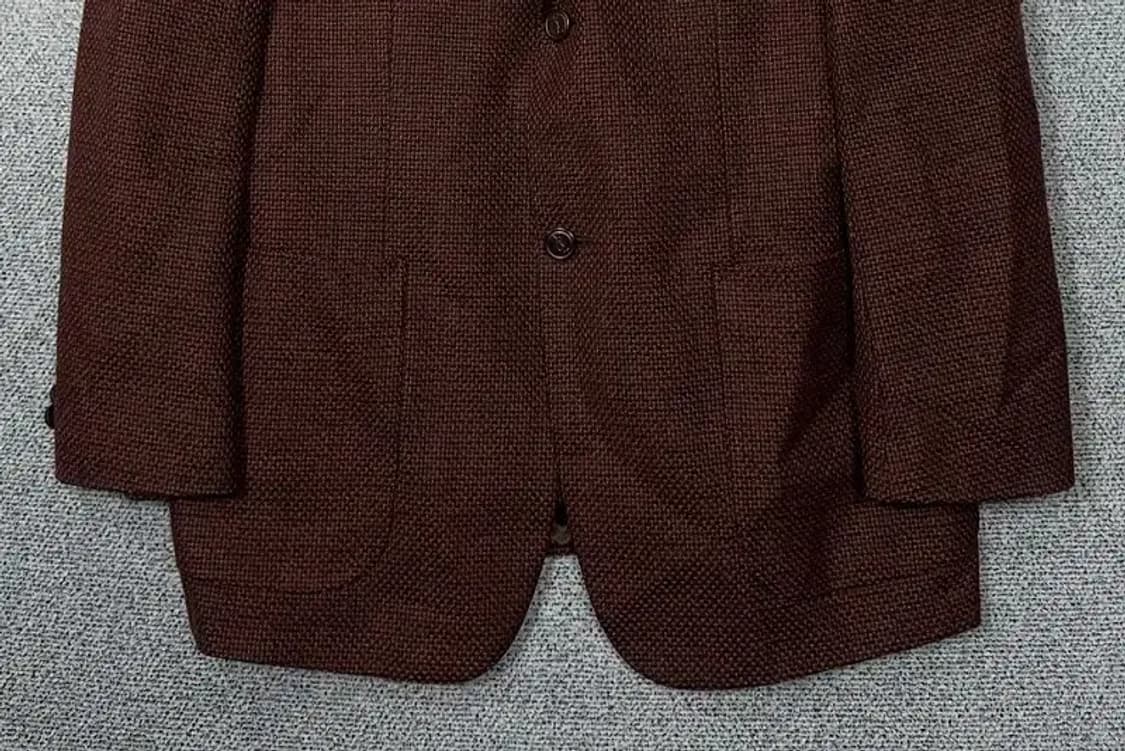 입생로랑 체크 브라운 클래식 블레이저 108 상품이미지4