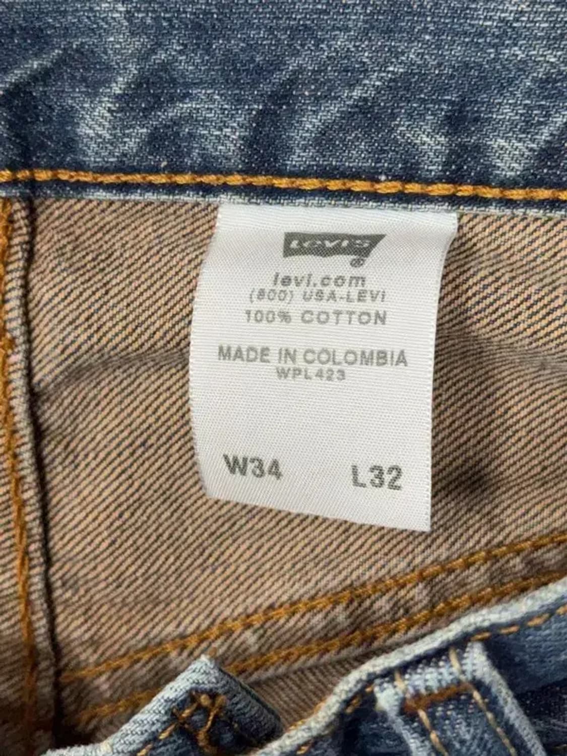 리바이스 00s 501 빈티지 워싱 데님 팬츠 34 32 상품이미지8