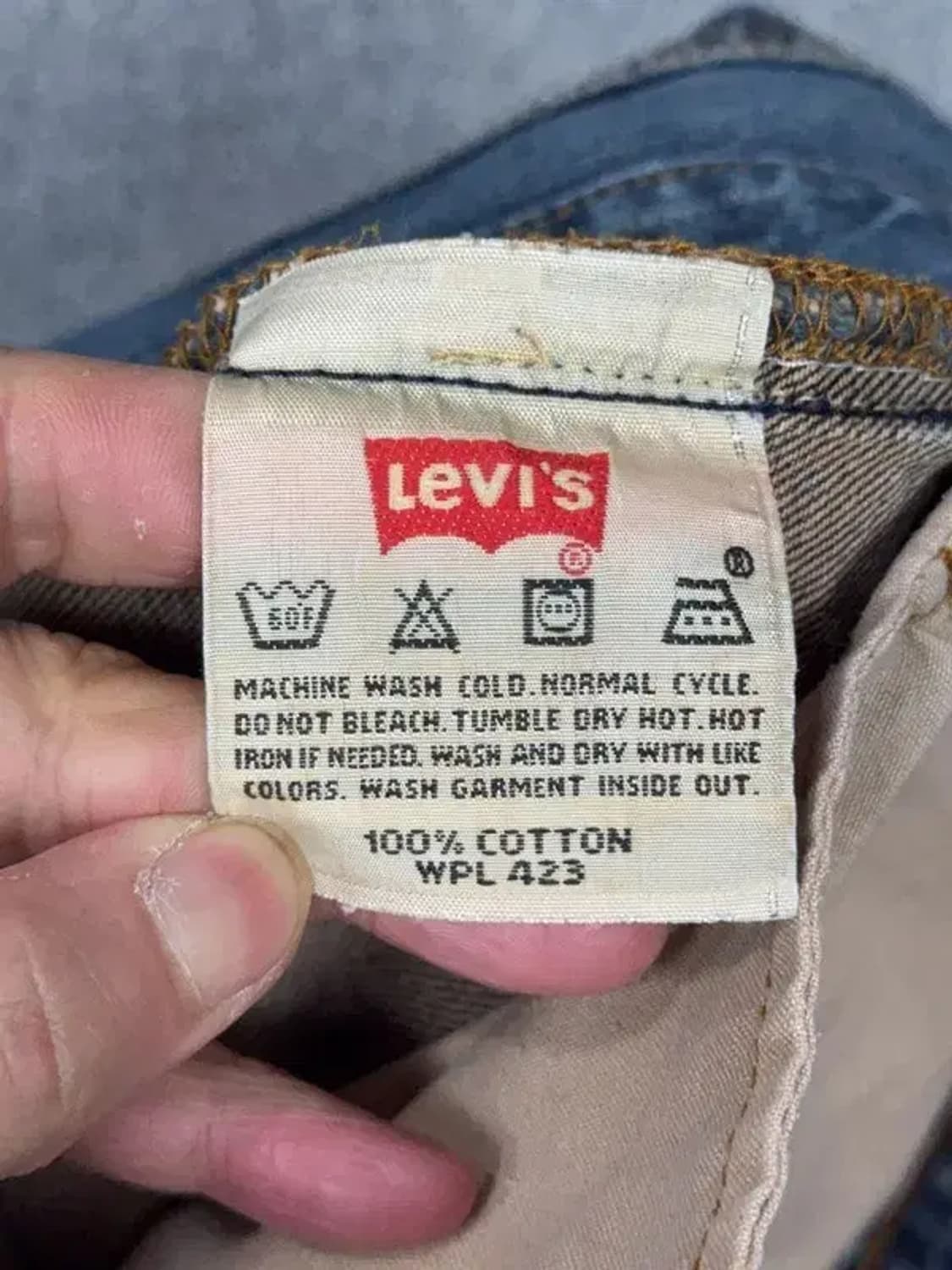 리바이스 00s 501 빈티지 워싱 데님 팬츠 34 32 상품이미지9