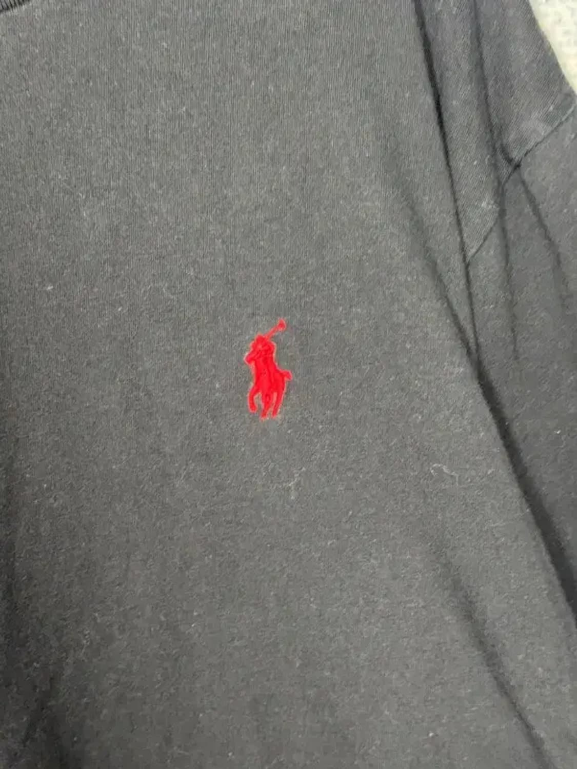 폴로 커스텀핏 로고 블랙 슬리브 긴팔티 L G G 180/100A 상품이미지7