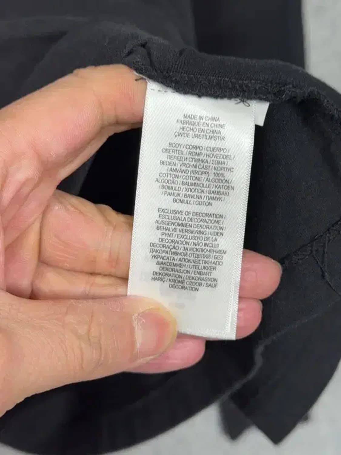 폴로 커스텀핏 로고 블랙 슬리브 긴팔티 L G G 180/100A 상품이미지9