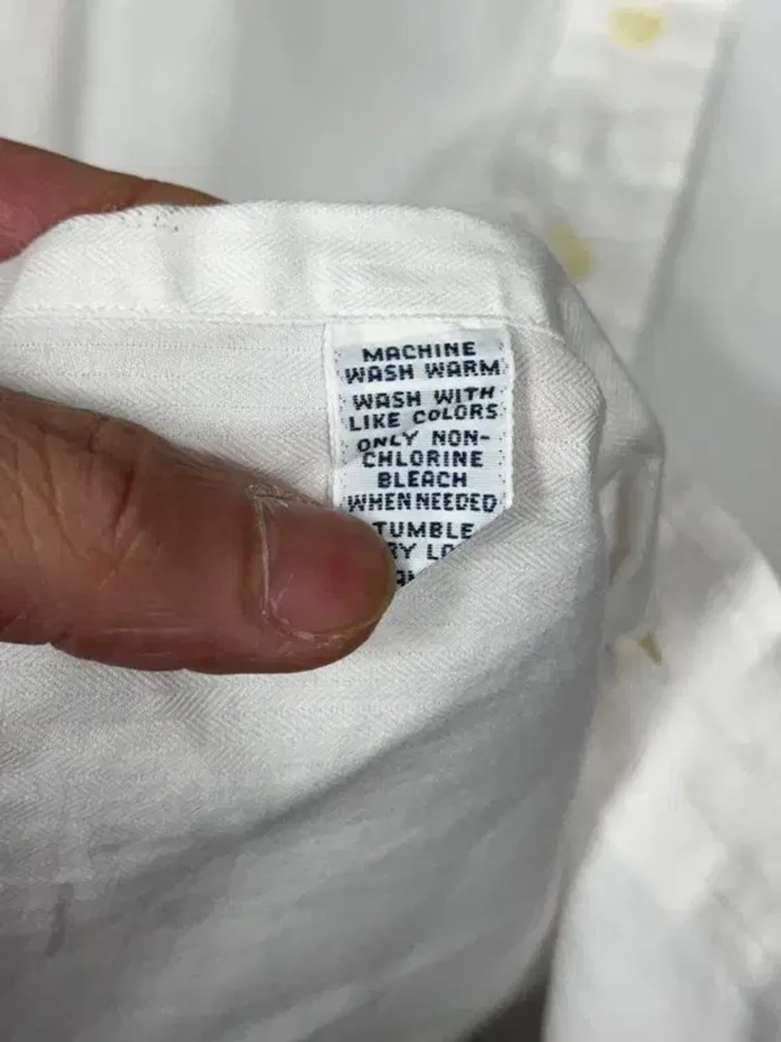 폴로 랄프로렌 화이트 앤드류핏 셔츠 XXL 상품이미지9