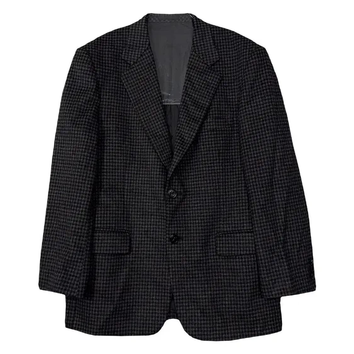 입생로랑 체크 블랙 블레이저 100 상품이미지1