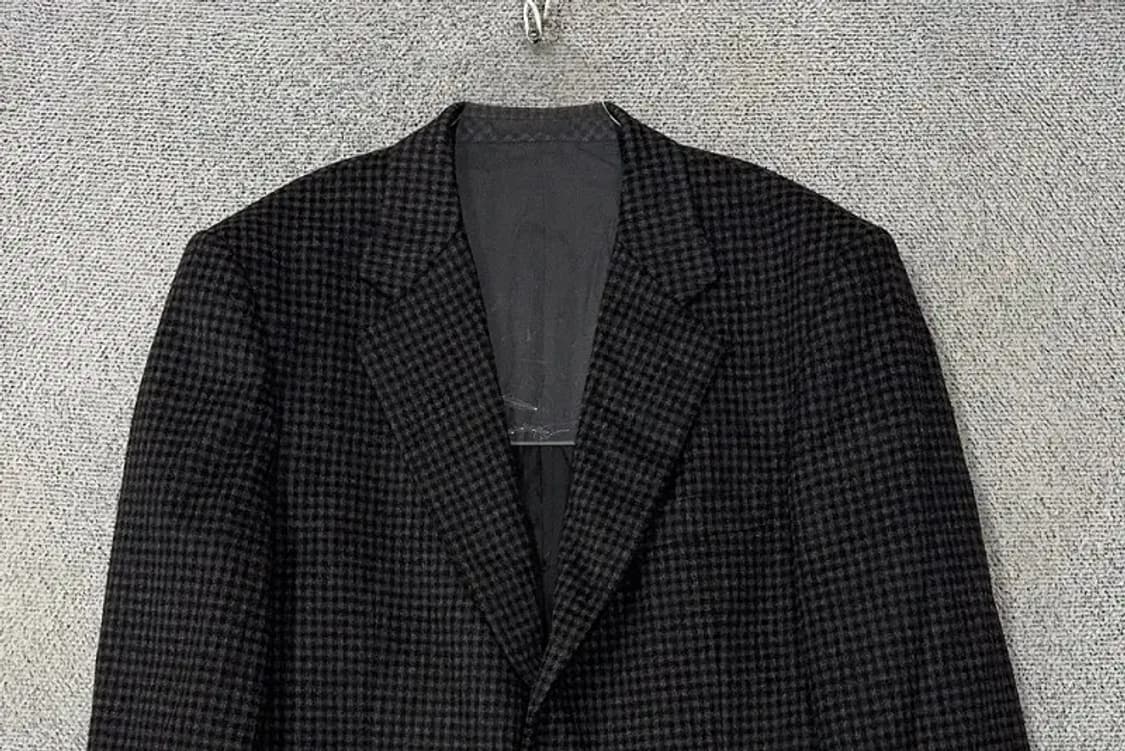 입생로랑 체크 블랙 블레이저 100 상품이미지3