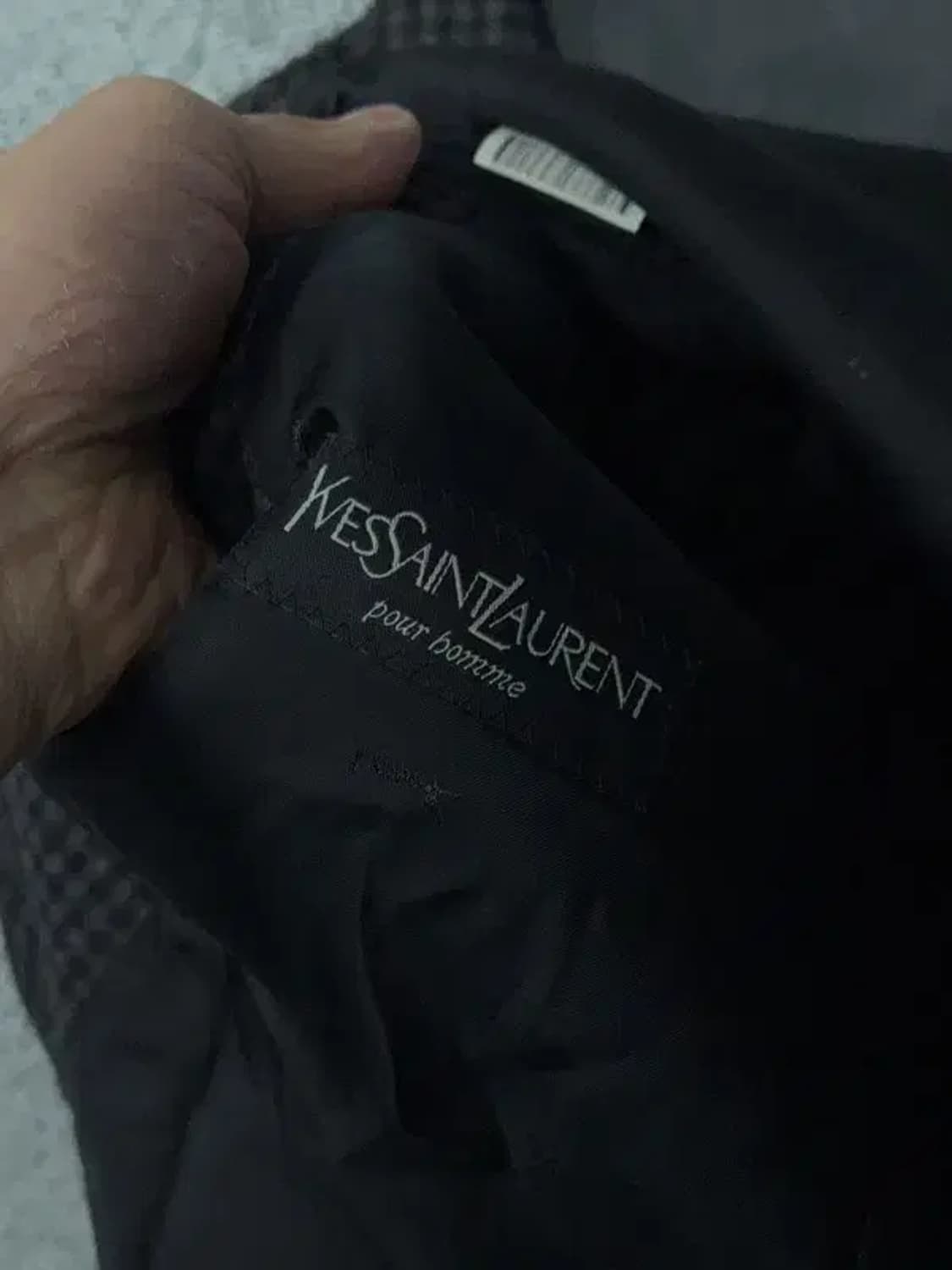 입생로랑 체크 블랙 블레이저 100 상품이미지7