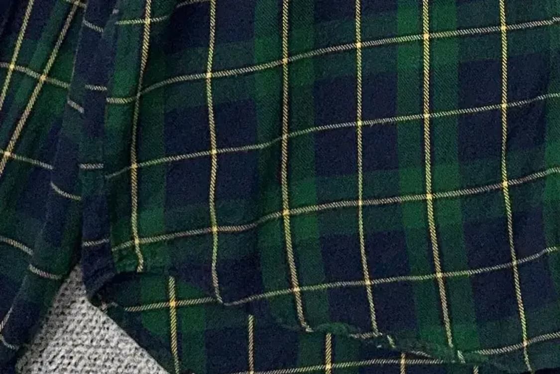 폴로 랄프로렌 그린 플란넬 빈티지 오버핏 셔츠 S 상품이미지5