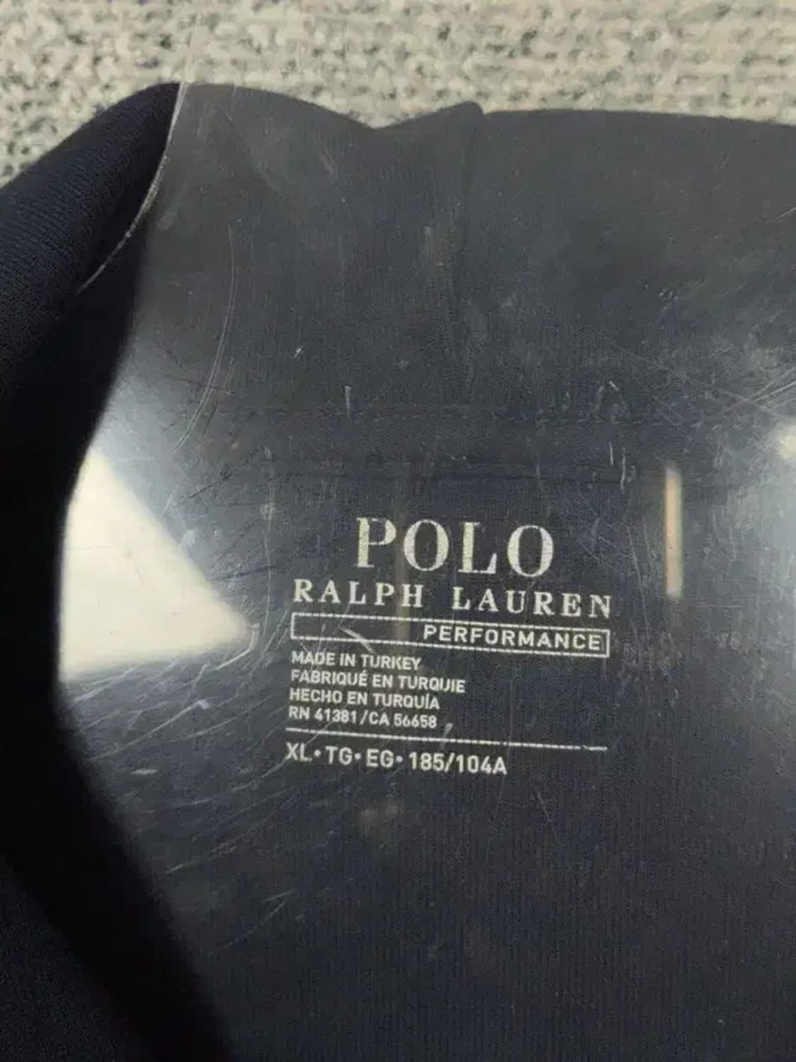 폴로 랄프로렌 네이비 로고 후드 집업 XL 상품이미지9