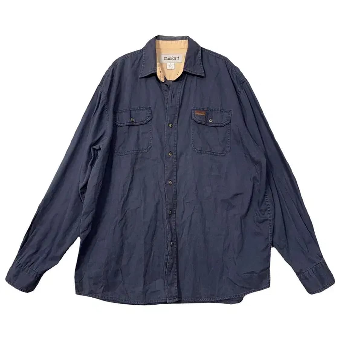 칼하트 네이비 투포켓 빈티지 오버핏 셔츠 L 상품이미지1