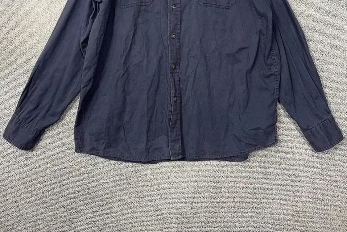칼하트 네이비 투포켓 빈티지 오버핏 셔츠 L 상품이미지4