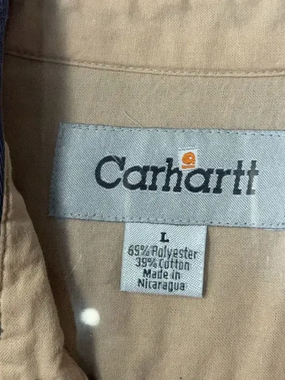 칼하트 네이비 투포켓 빈티지 오버핏 셔츠 L 상품이미지8