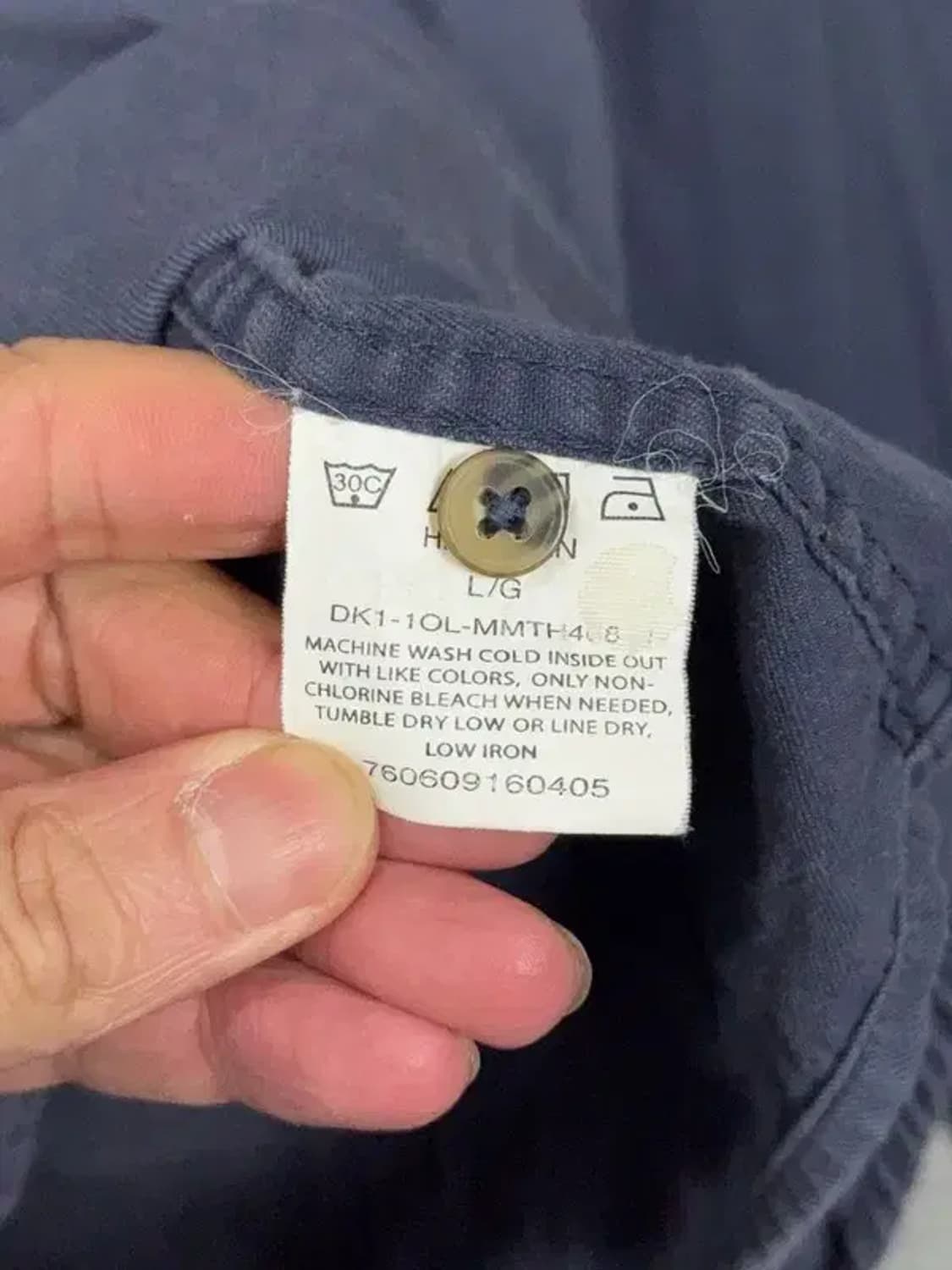 칼하트 네이비 투포켓 빈티지 오버핏 셔츠 L 상품이미지9