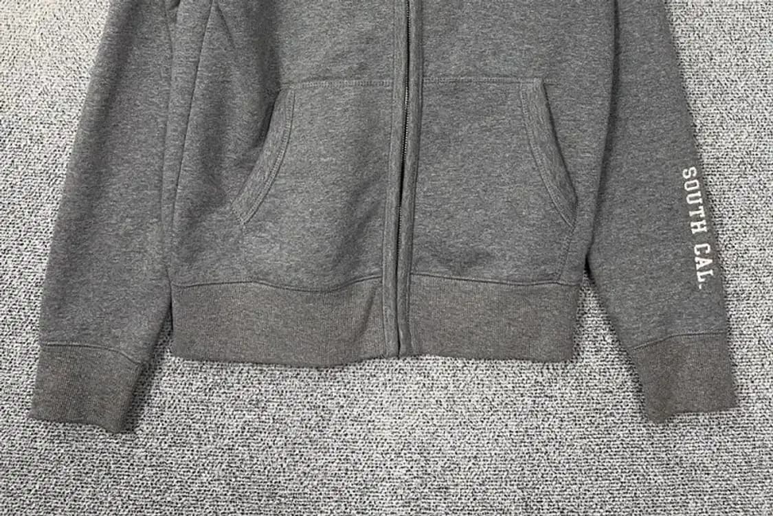 후아유 Y2K 스펠 로고 그레이 후드 집업 M 상품이미지4