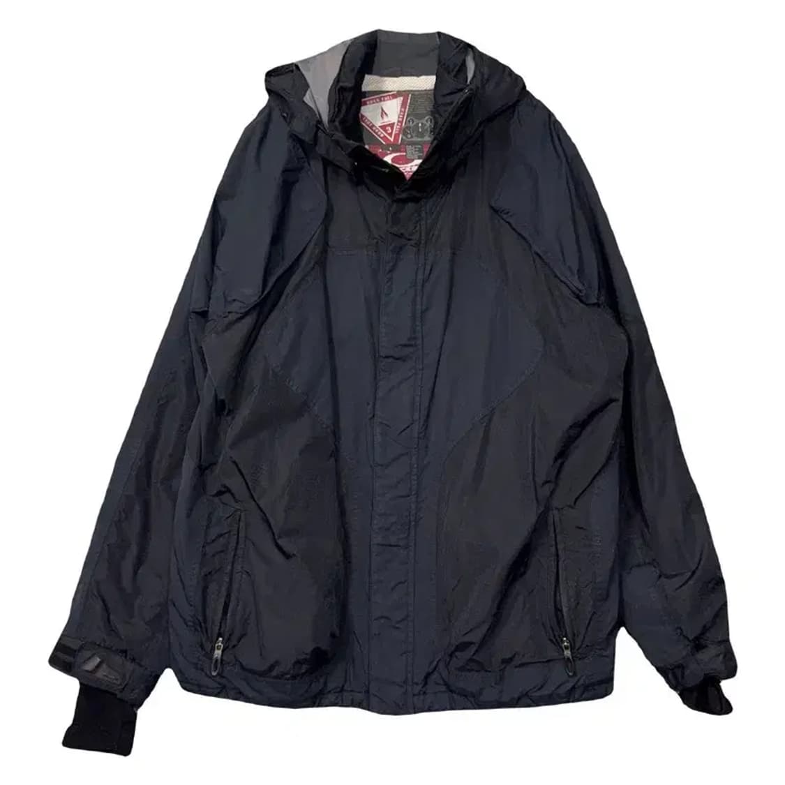 게스 네이비 후드 바람막이 L 상품이미지1