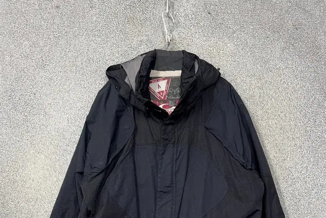 게스 네이비 후드 바람막이 L 상품이미지3