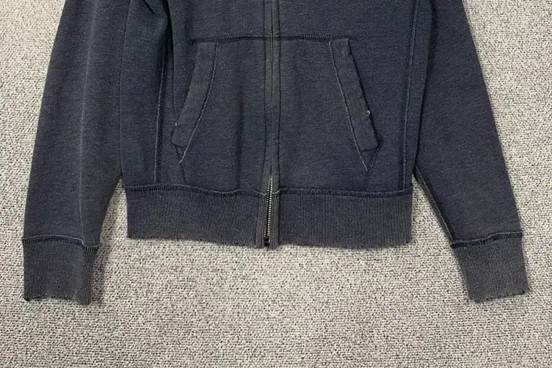 아베크롬비 Y2K 스펠 자수 하드 코튼 후드집업 M 상품이미지4