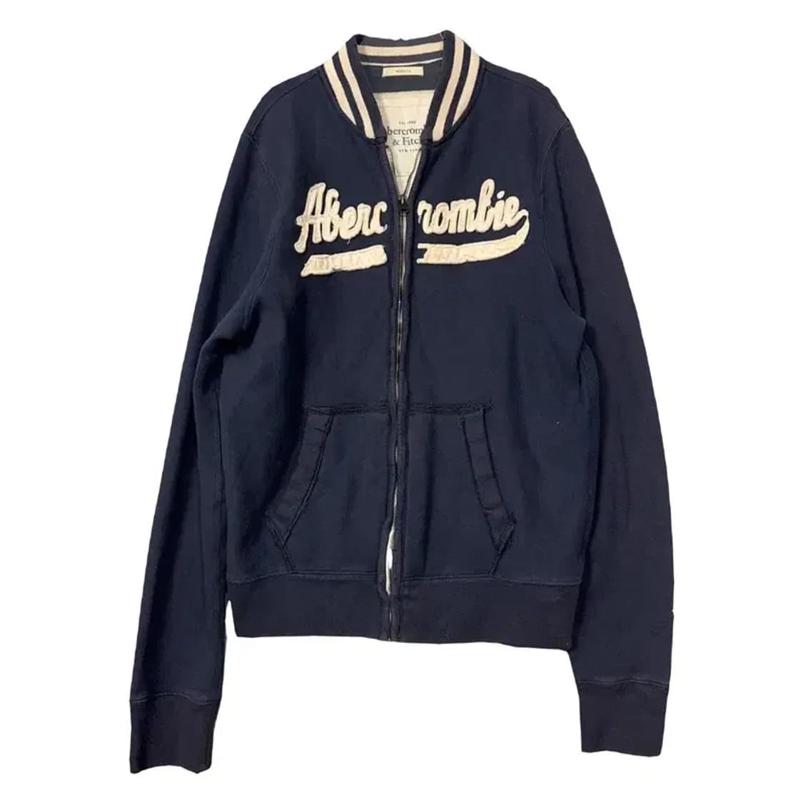 아베크롬비 스펠 자수 Y2K 단가라 블루종 L 상품이미지1