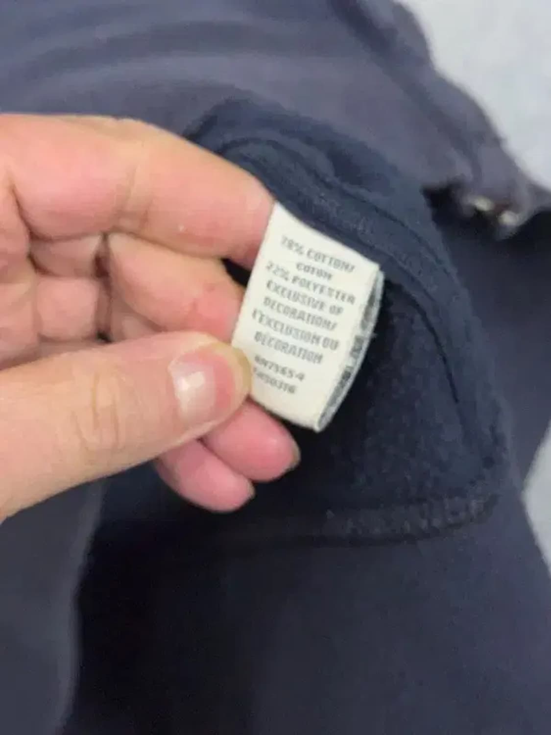 아베크롬비 스펠 자수 Y2K 단가라 블루종 L 상품이미지8