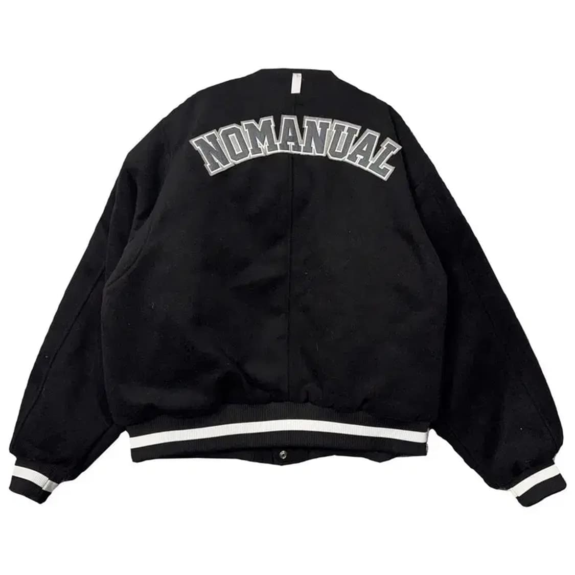 노매뉴얼 백자수 단가라 블랙 바시티 L 상품이미지2