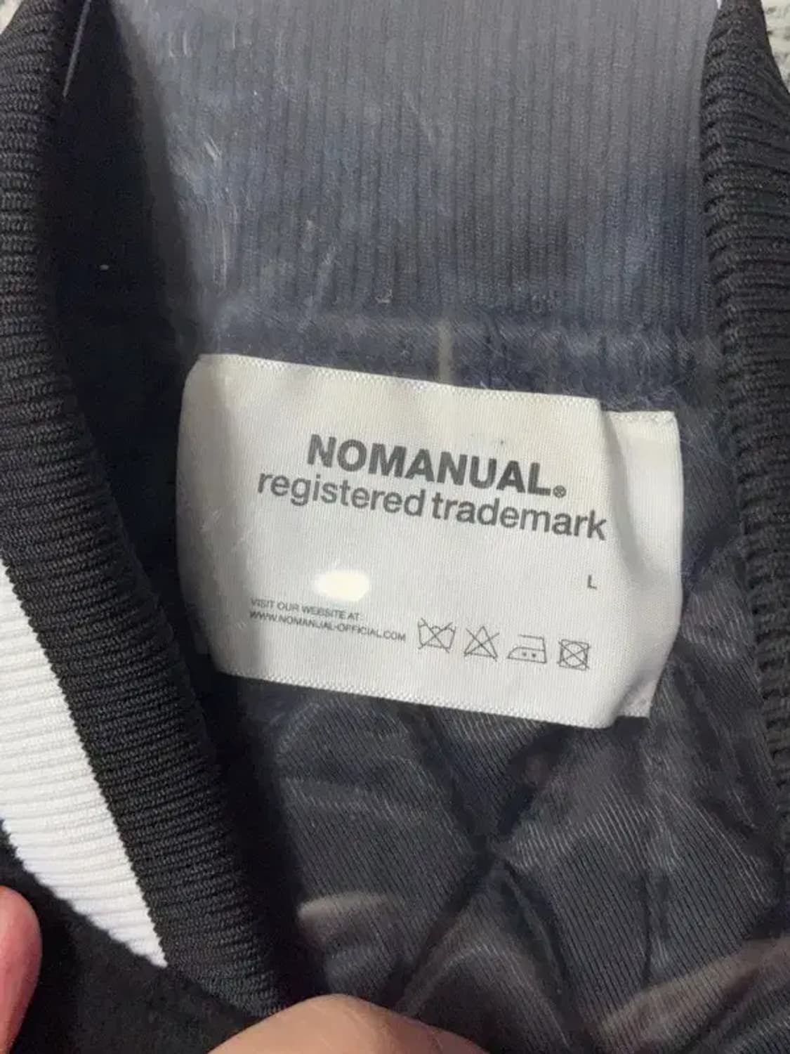 노매뉴얼 백자수 단가라 블랙 바시티 L 상품이미지8