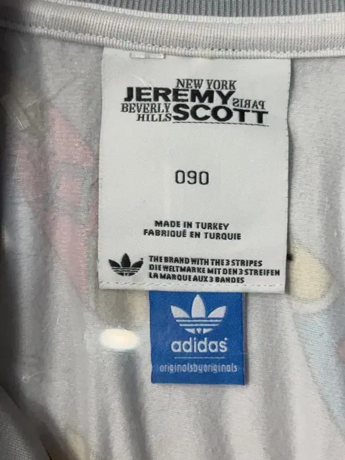 아디다스 제레미스캇 크롭 빈티지 트랙탑 집업 저지 90 상품이미지7