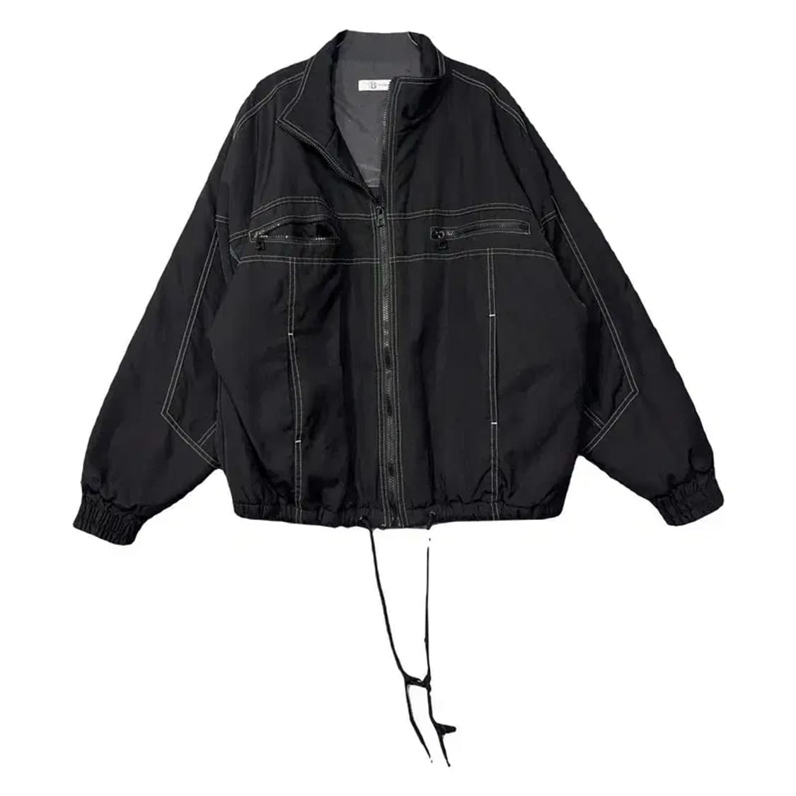 빈티지 블랙 스티치 오버핏 자켓 XL 상품이미지1