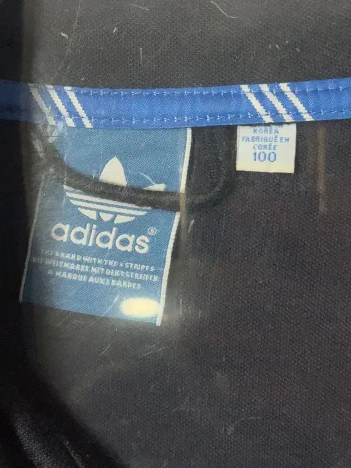 아디다스 남흰 불꽃 트랙탑 집업 저지 100 상품이미지8