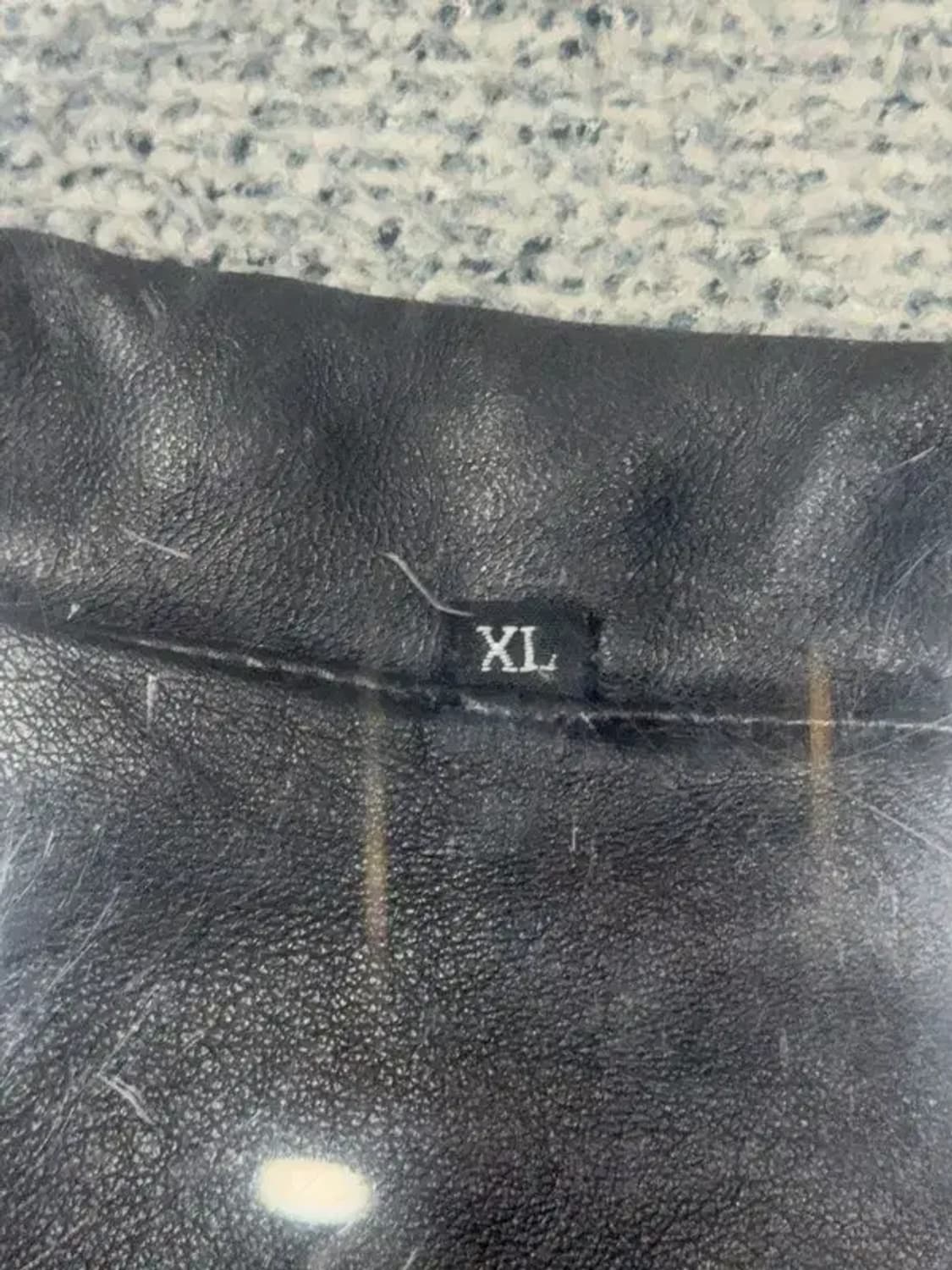 빈티지 블랙 양가죽 블레이저 XL 상품이미지7