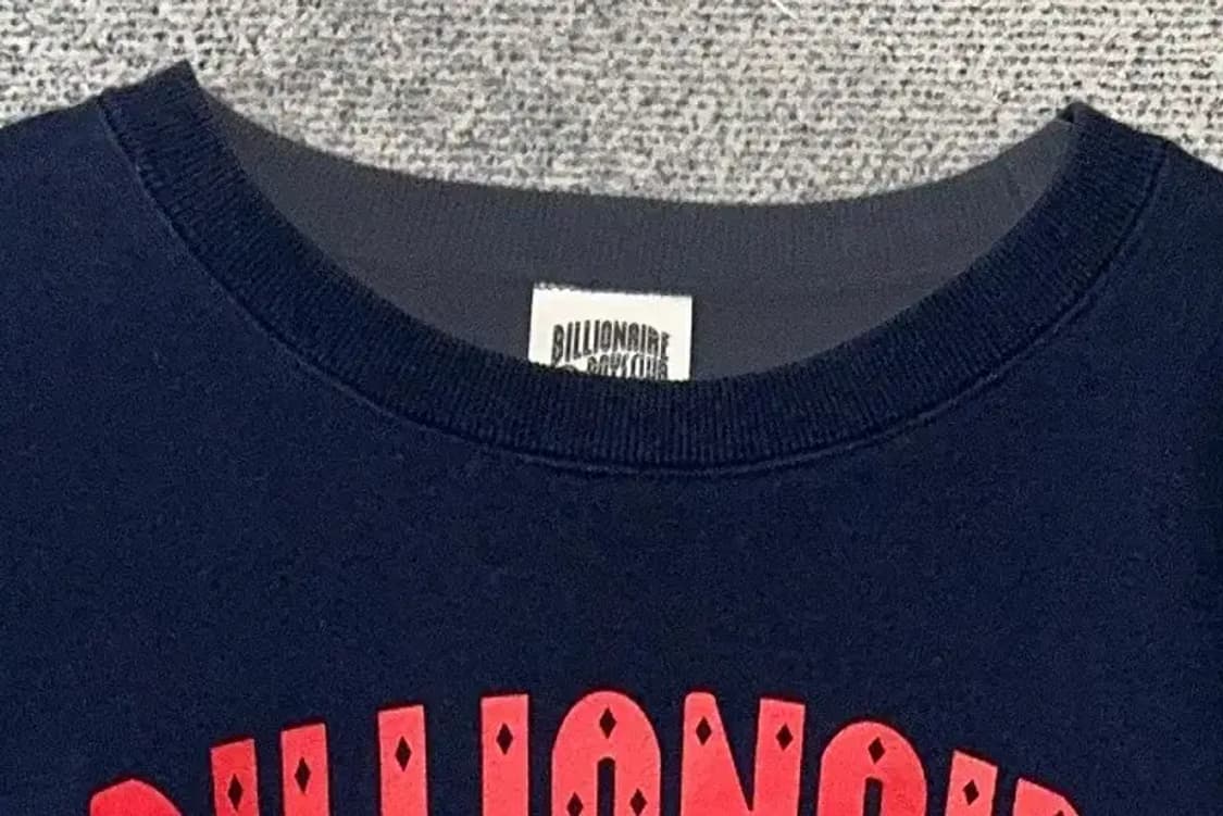 빌리네어 보이즈 클럽 프린팅 네이비 맨투맨 95 상품이미지5