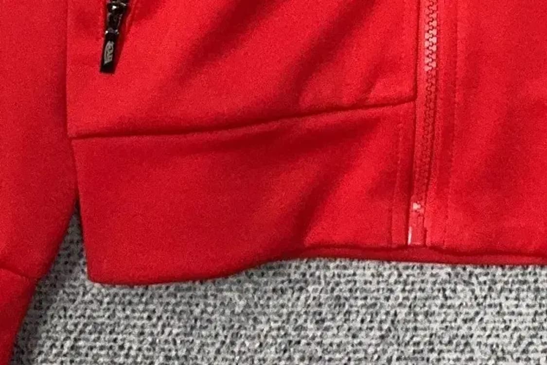 본더치 2-ZIP 빈티지 레드 트랙탑 집업 저지 100 상품이미지6