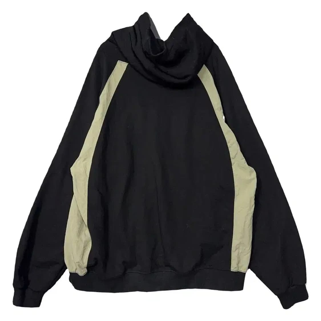 꼼파뇨 프린팅 블랙 오버핏 스웻 후드티 XL 상품이미지2