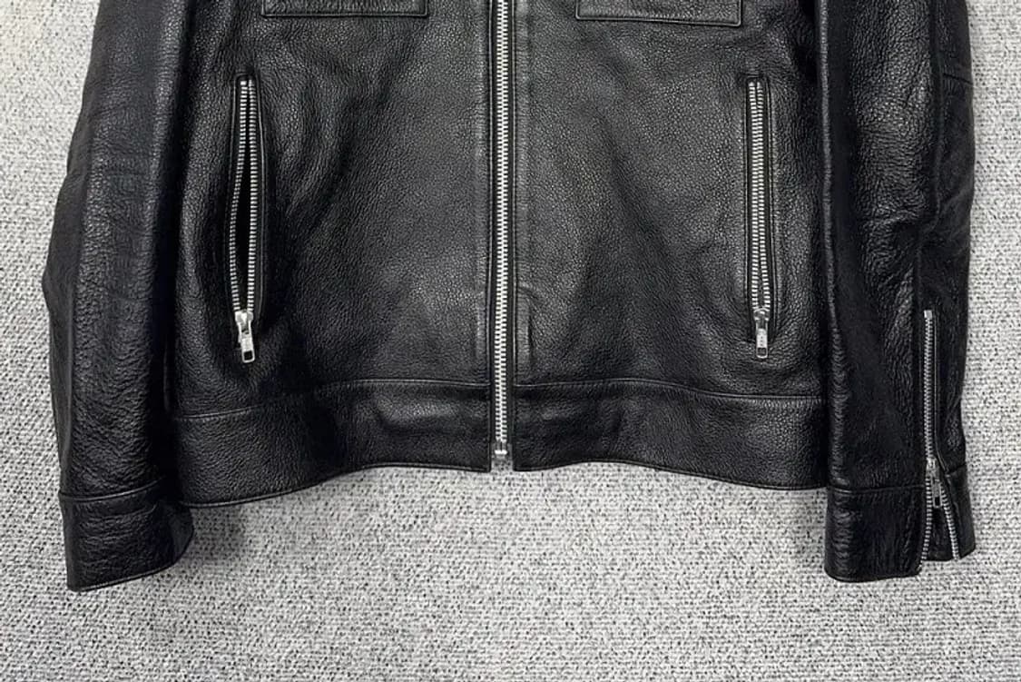 드로우핏 소가죽 빈티지 레더 자켓 M 상품이미지4