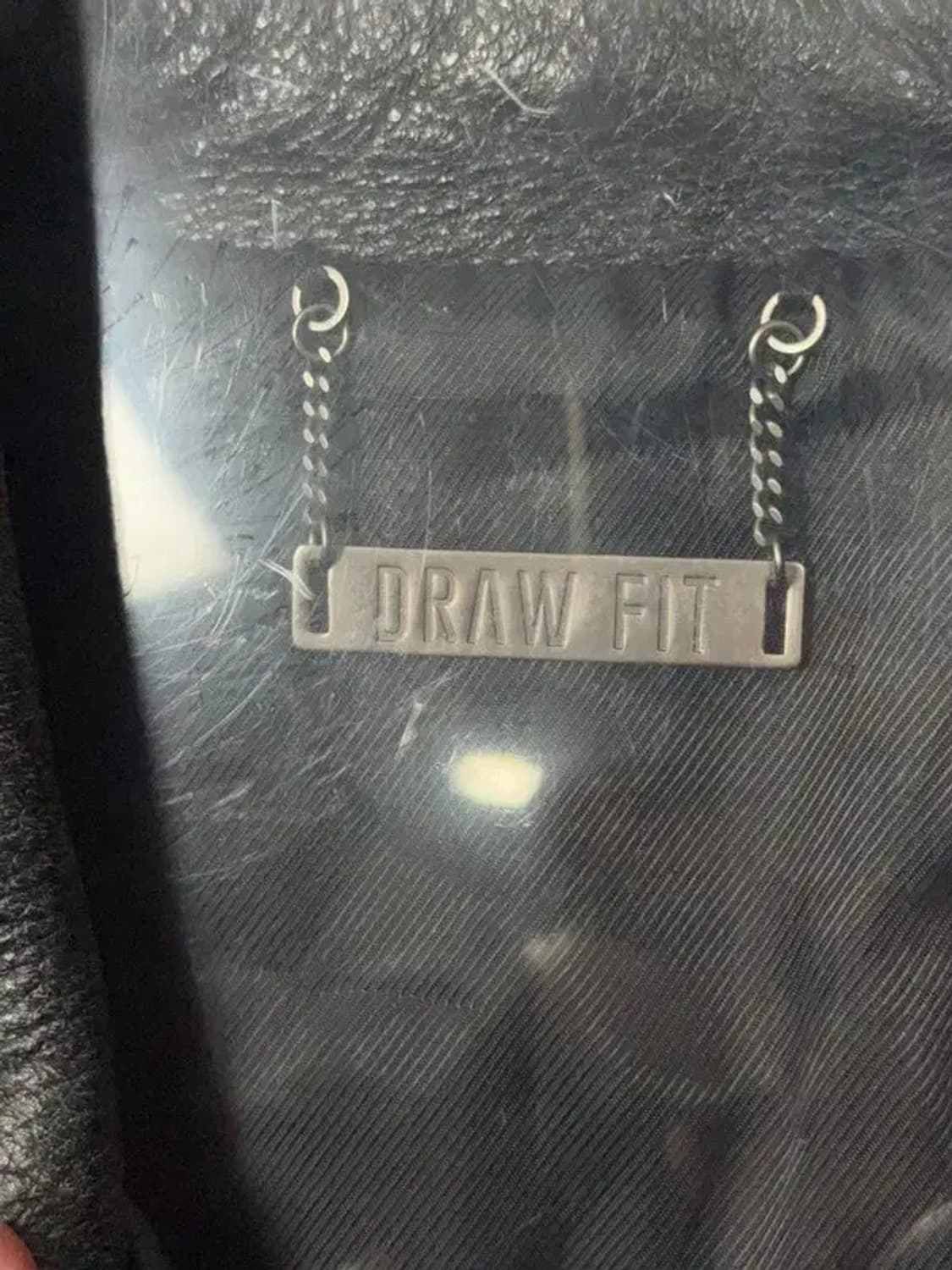 드로우핏 소가죽 빈티지 레더 자켓 M 상품이미지7