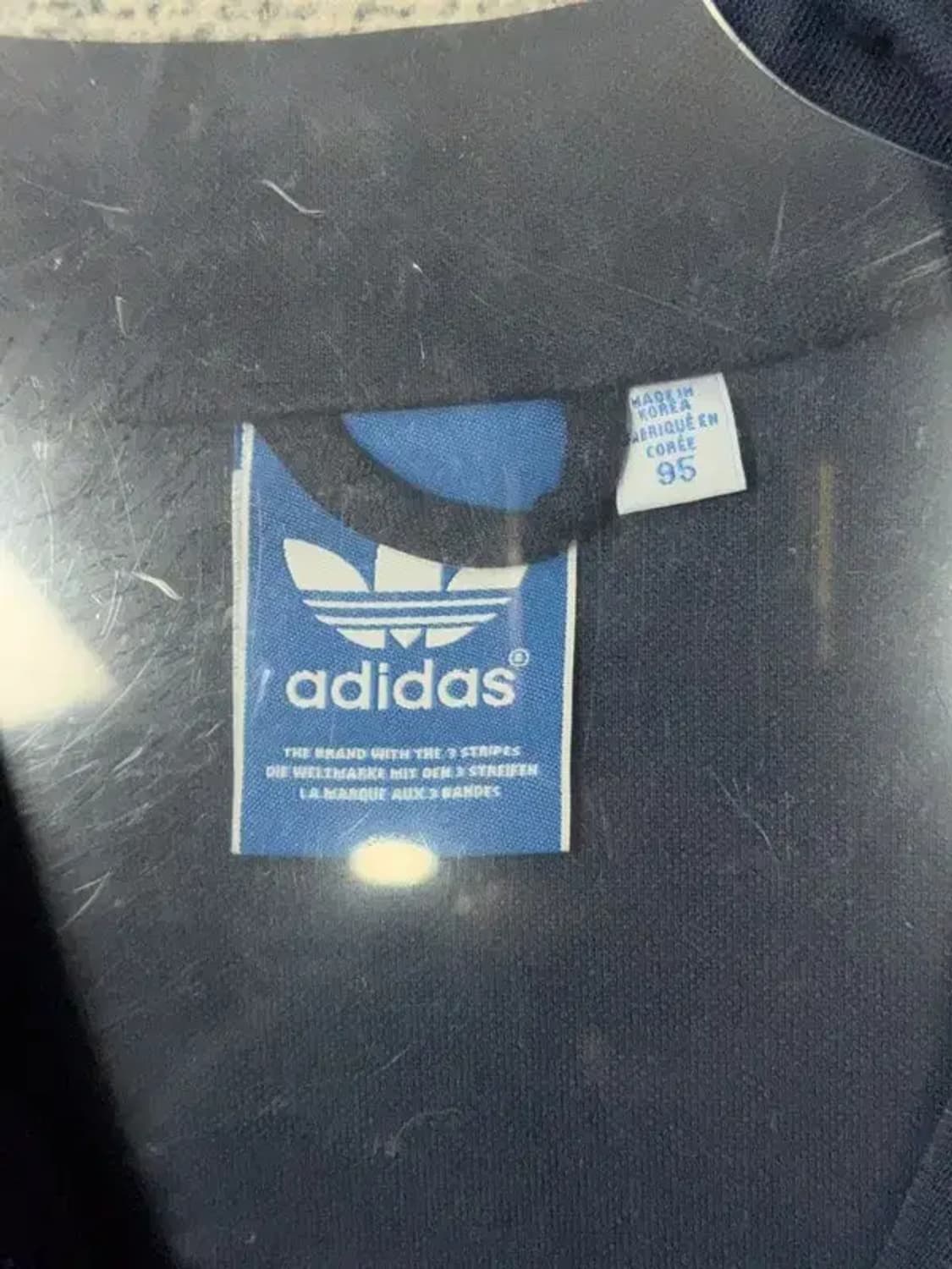 아디다스 유로파 남흰 트랙탑 집업 저지 95 상품이미지6