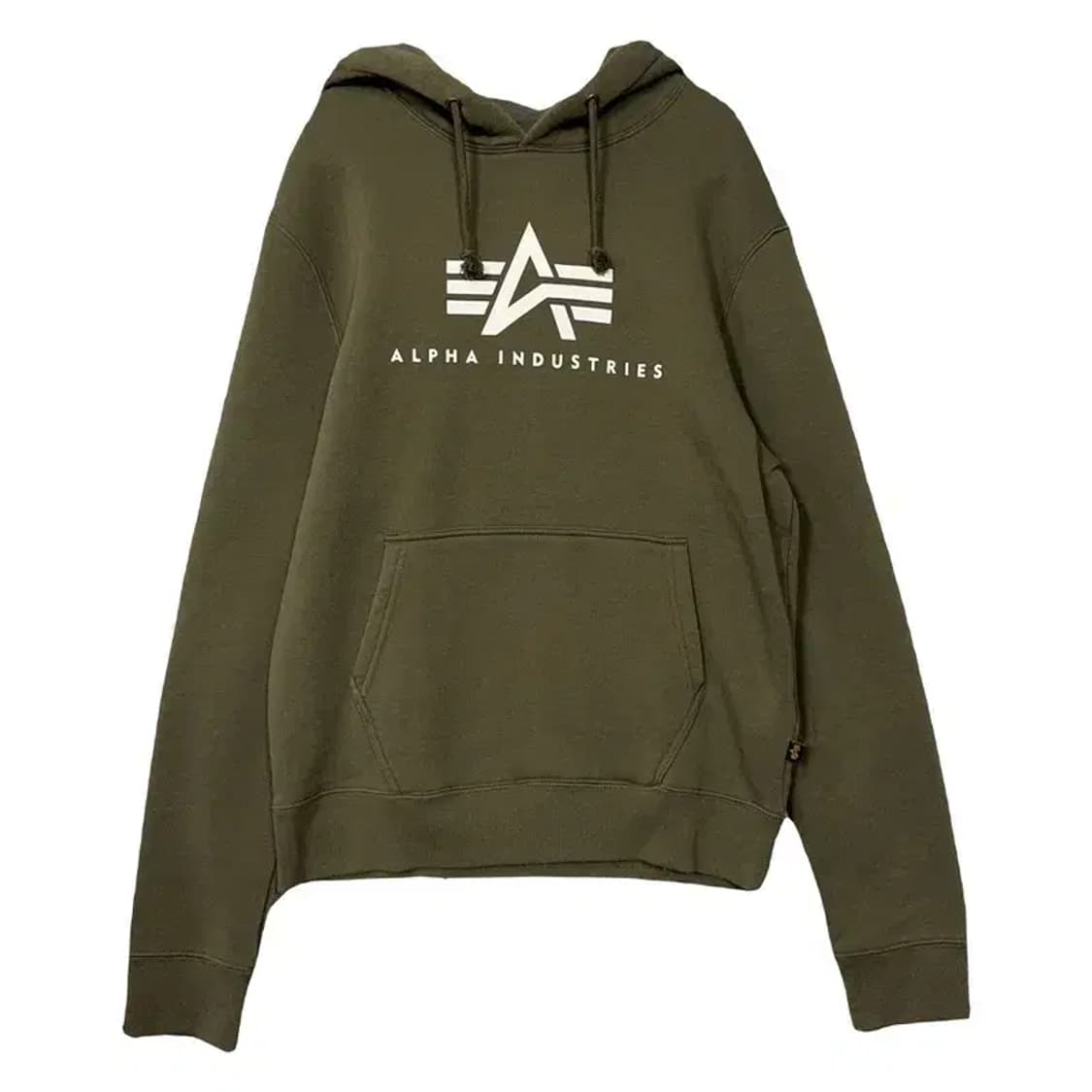 알파 인더스트리 프린팅 카키 후드티 M/M 상품이미지1