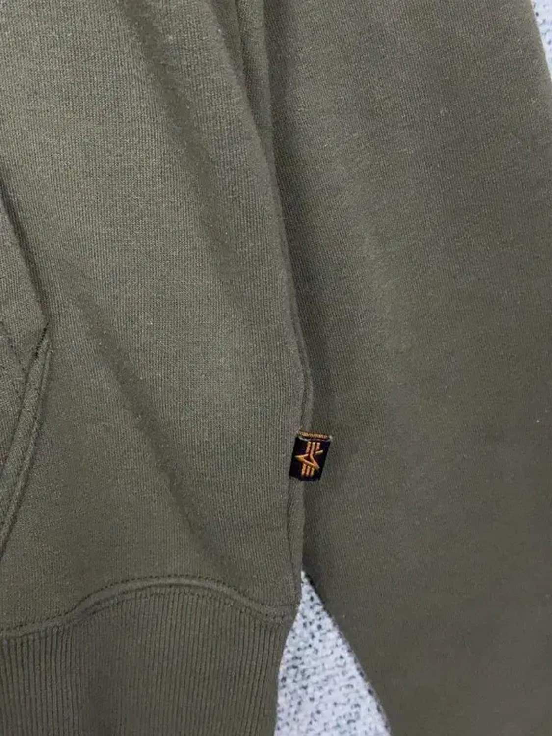 알파 인더스트리 프린팅 카키 후드티 M/M 상품이미지6