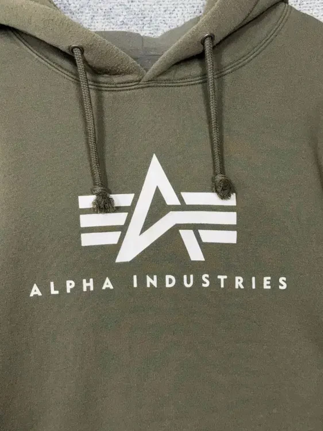 알파 인더스트리 프린팅 카키 후드티 M/M 상품이미지7