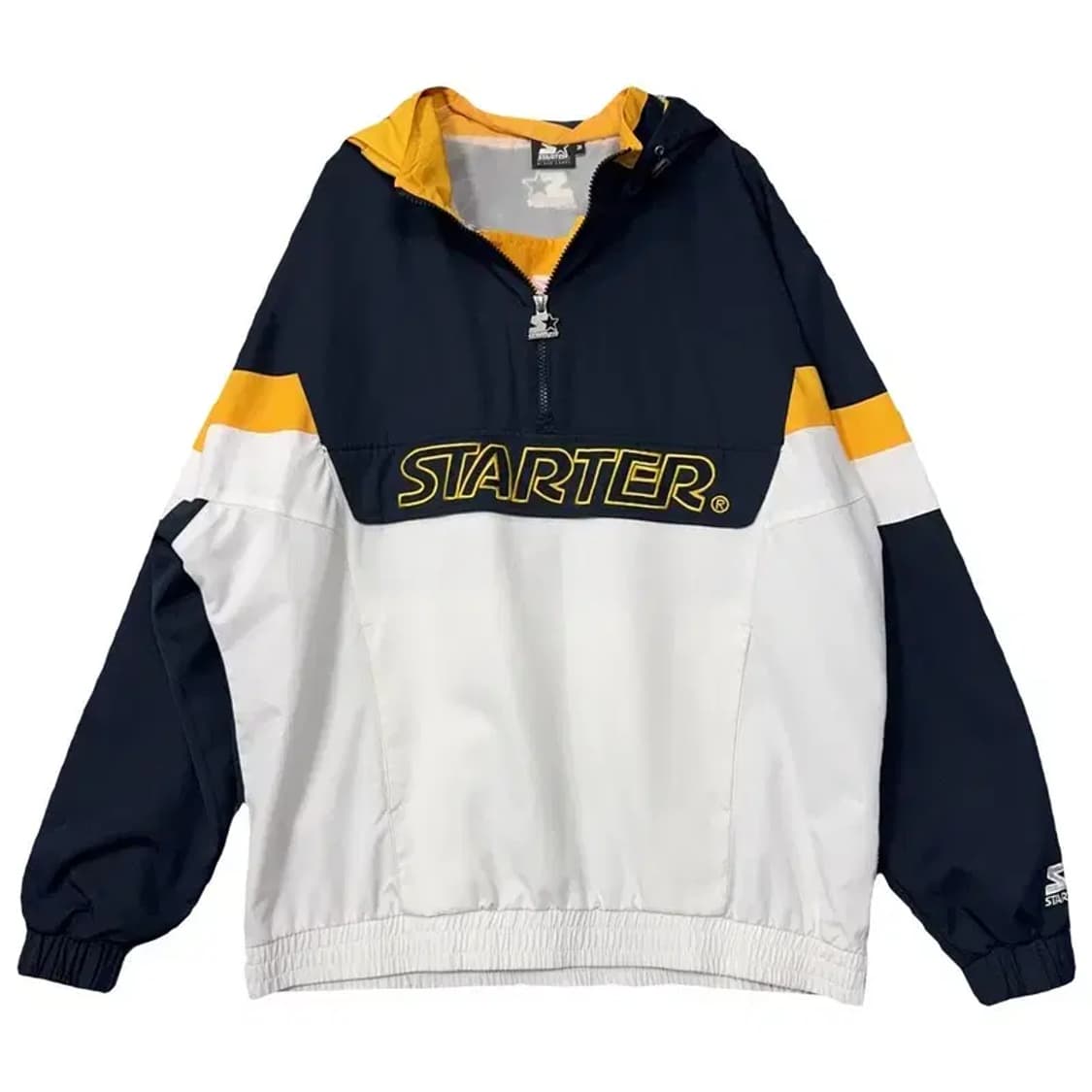 스타터 프린팅 올드스쿨 풀오버 반집업 아노락 M 상품이미지1