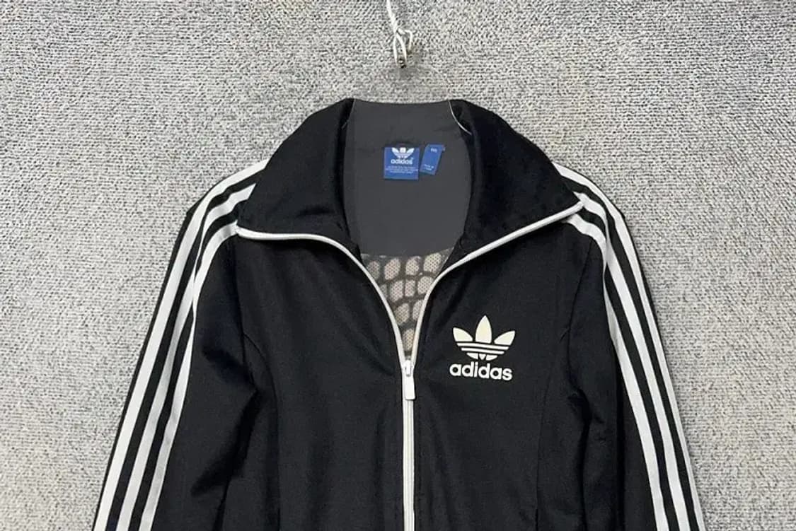 아디다스 검흰 유로파 트랙탑 집업 저지 M 상품이미지3