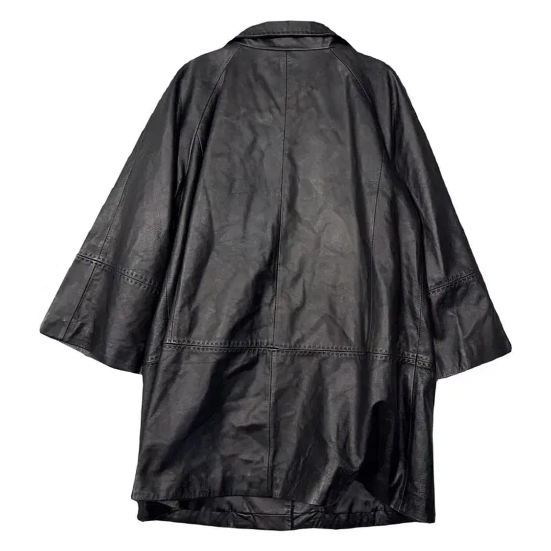 빈티지 블랙 양가죽 코트 66 상품이미지2