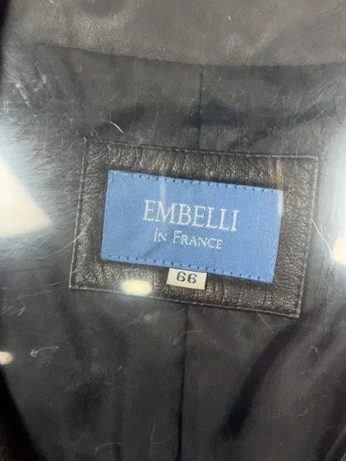 빈티지 블랙 양가죽 코트 66 상품이미지7