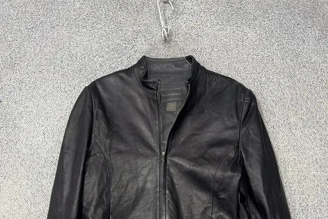 바나나리퍼블릭 블랙 천연 가죽 자켓 L 상품이미지3