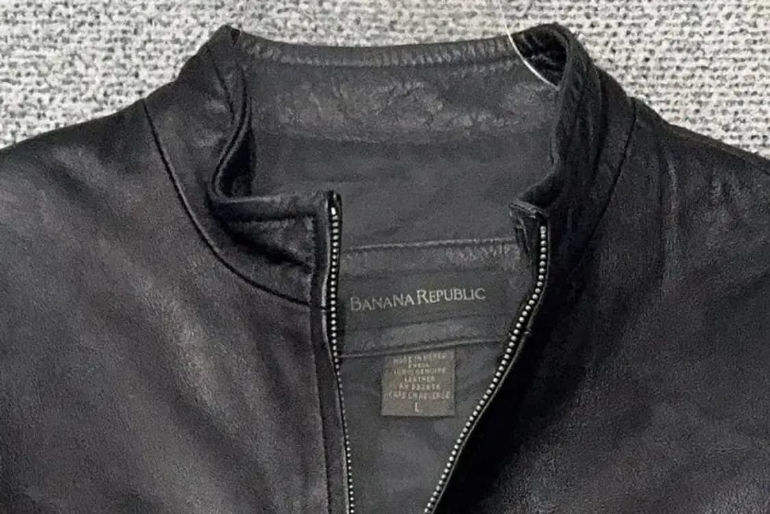 바나나리퍼블릭 블랙 천연 가죽 자켓 L 상품이미지5