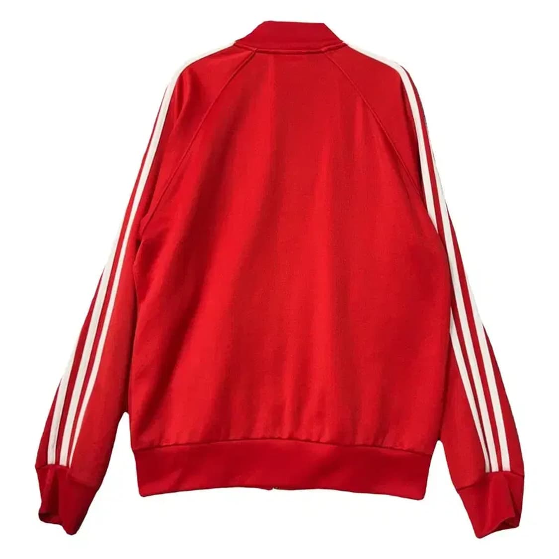 아디다스 오버 사이즈 빨흰 트랙탑 집업 저지 110 상품이미지2