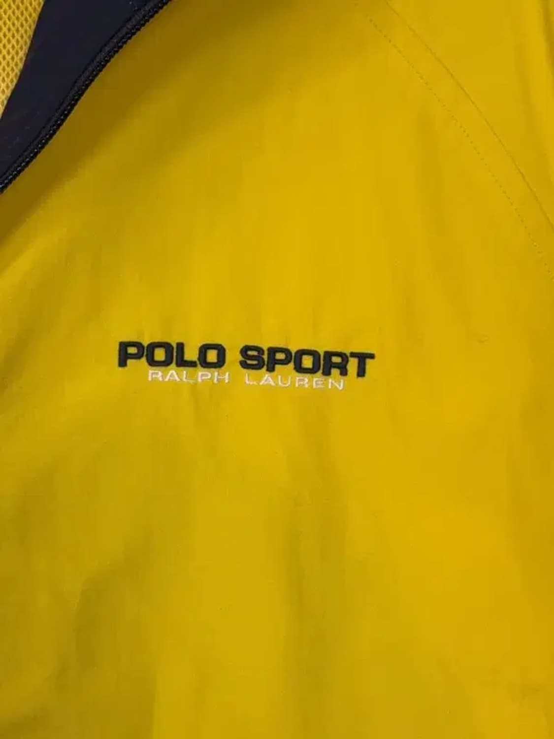 [새상품]폴로 랄프로렌 옐로우 로고 올드스쿨 바람막이 S 상품이미지7