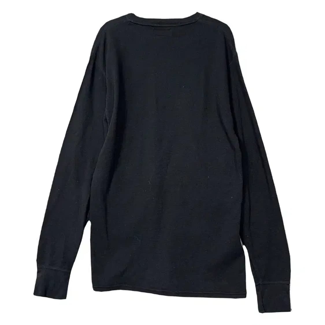 폴로 빈티지 블랙 와플 코튼 니트 긴팔 M 상품이미지2