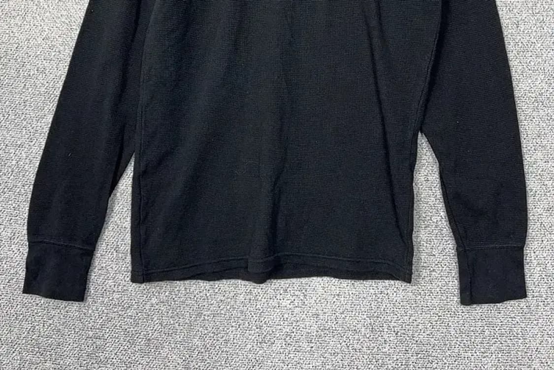 폴로 빈티지 블랙 와플 코튼 니트 긴팔 M 상품이미지4