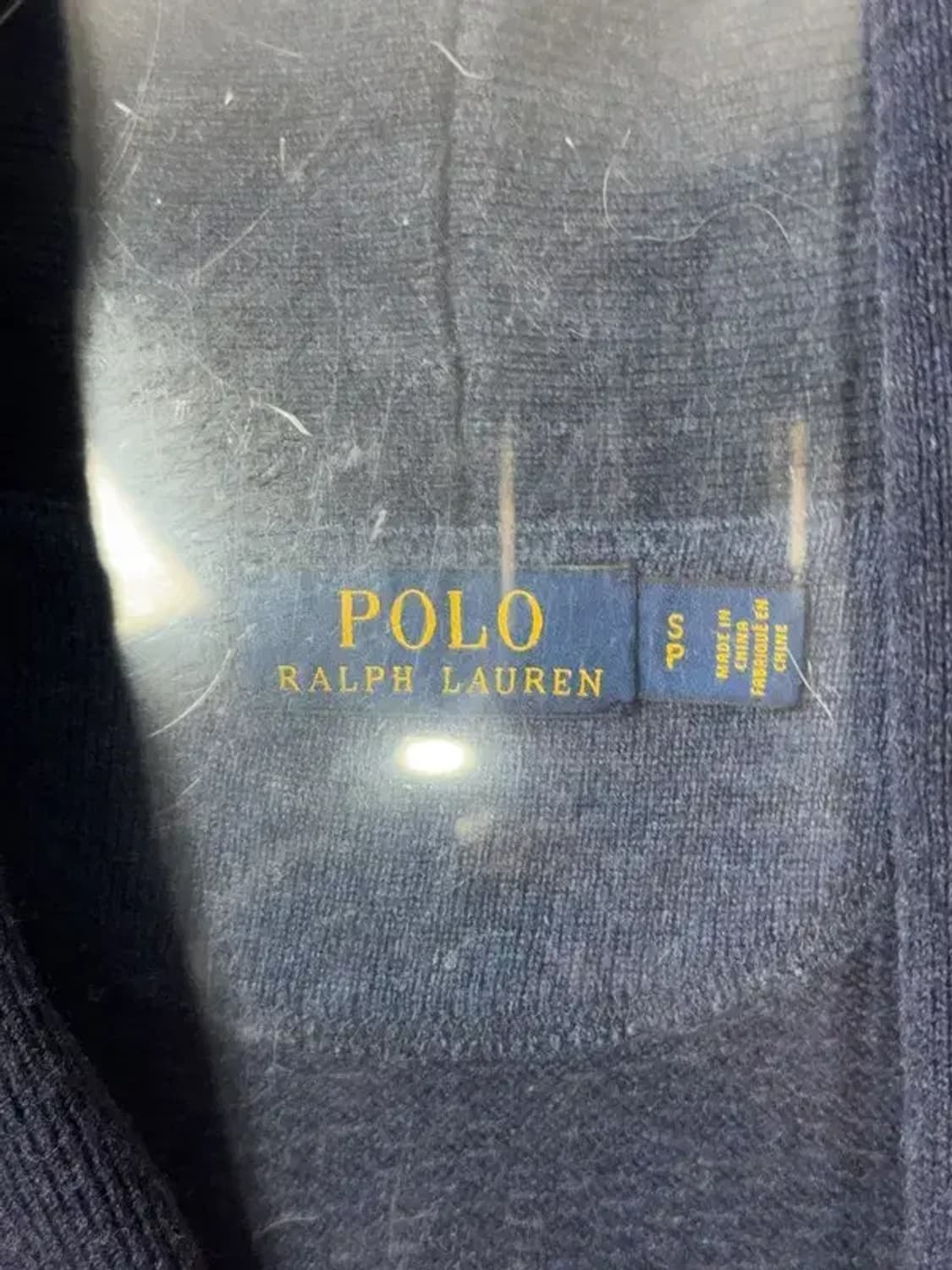 폴로 랄프로렌 네이비 숄카라 니트 가디건 S 상품이미지7