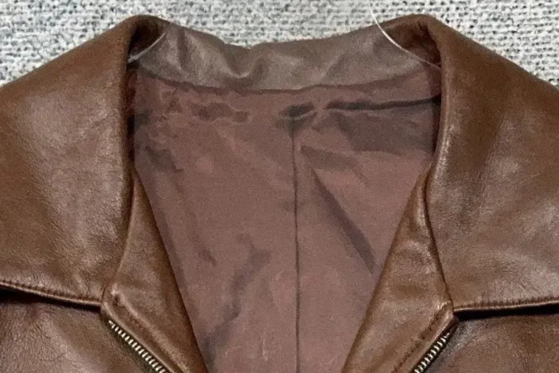 여성 빈티지 쉽스킨 브라운 양가죽 자켓 77 상품이미지5